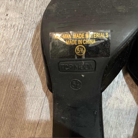 Top Moda Mule Heels W5 1/2 - Picture 4 of 6